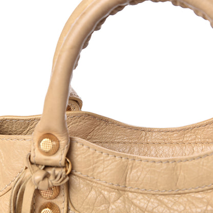 Balenciaga Agneau Giant 12 Gold Hardware Mini City Beige Oryx 16 of 19