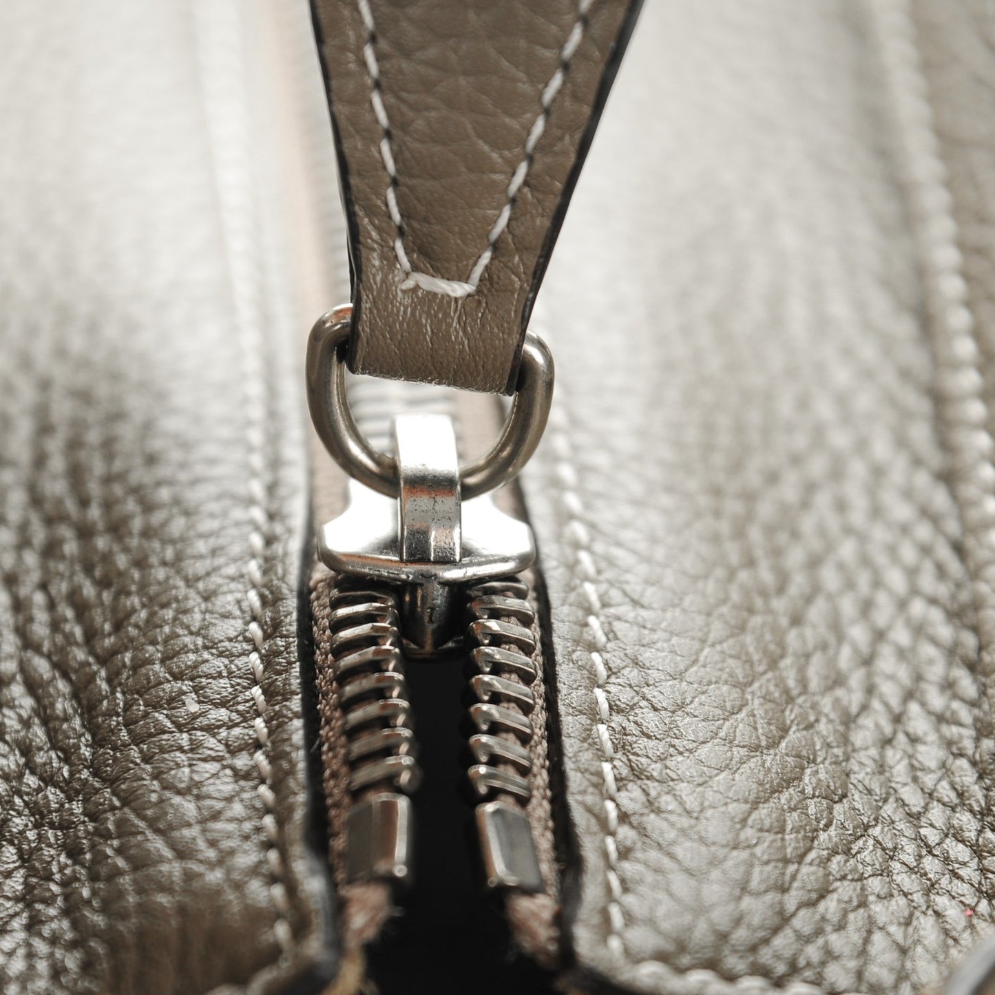 Drummed Calfskin Nano Luggage Souris