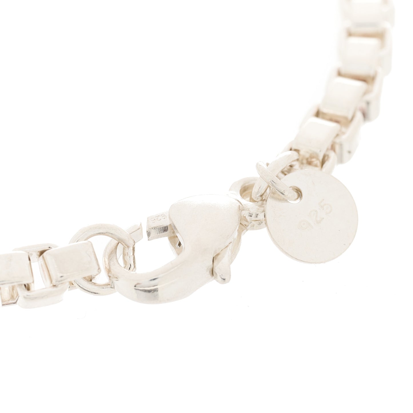 Sterling Silver 4mm Venetian Link Bracelet