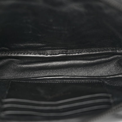 Saint Laurent Patent Calfskin Matelasse Monogram Mini Lou Camera Bag Black 5 of 11