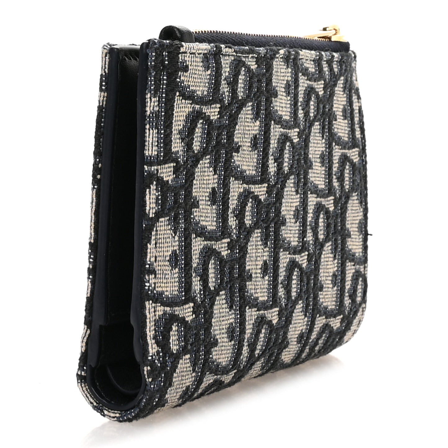 Oblique Bow Dahlia Wallet Blue