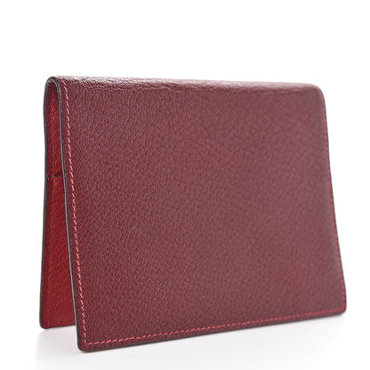 Hermes Chevre Mysore Bi-Color Grand Modele Agenda Cover Rouge H Rouge Casaque 3 of 8