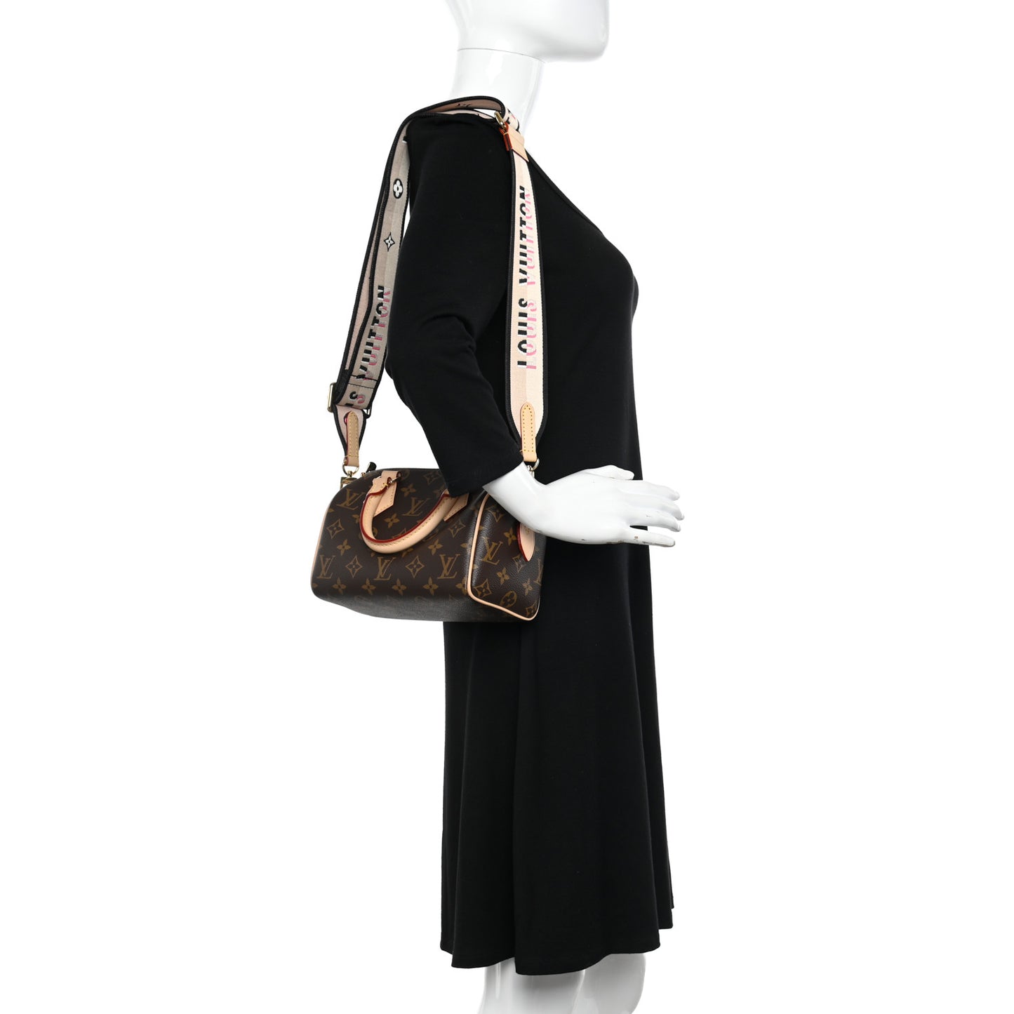 Monogram Speedy Bandouliere 20 Black