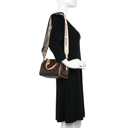 Louis Vuitton Monogram Speedy Bandouliere 20 Black 2 of 9