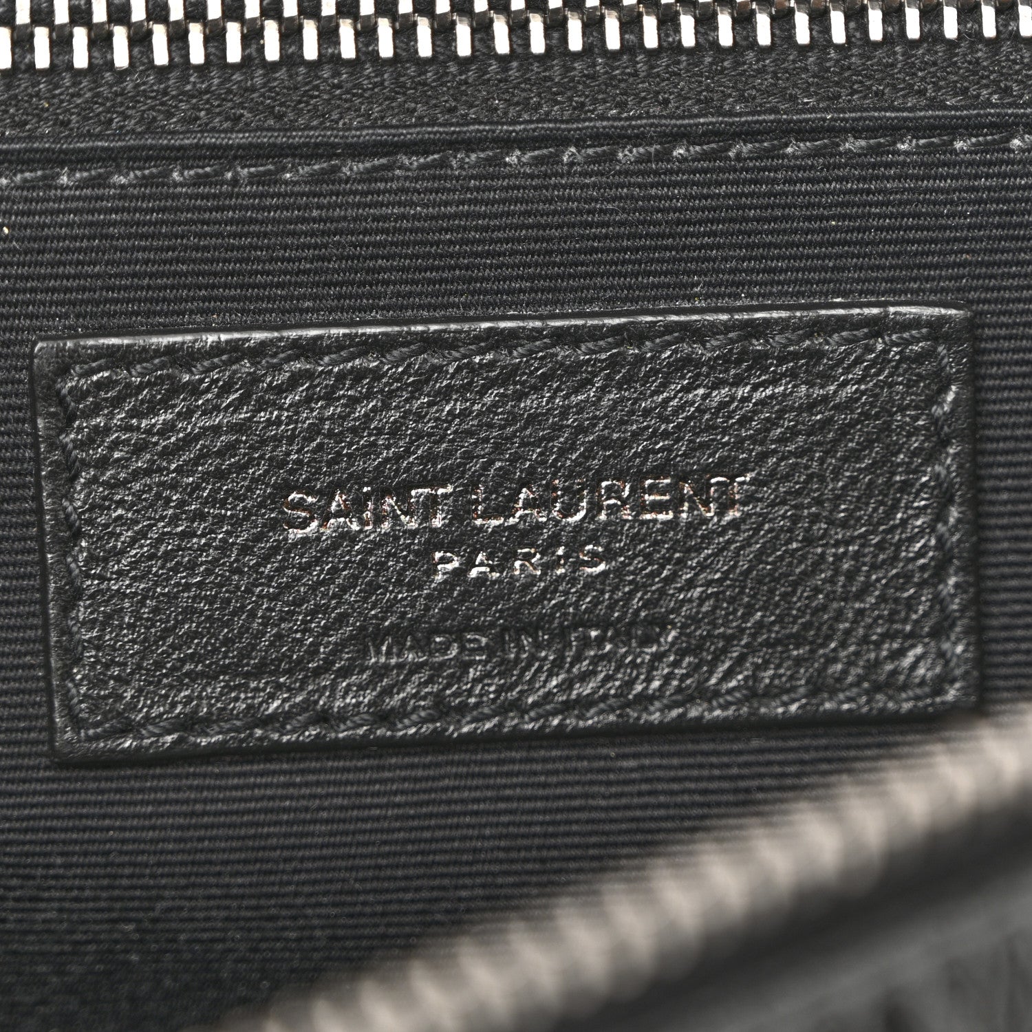 Saint Laurent Crinkled Calfskin Matelasse Monogram Niki Body Bag Black 6 of 12