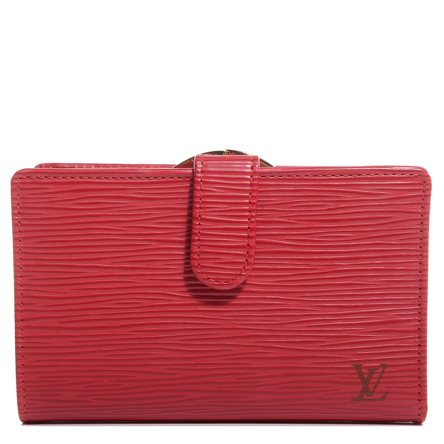 Epi French Purse Wallet Castillan Red