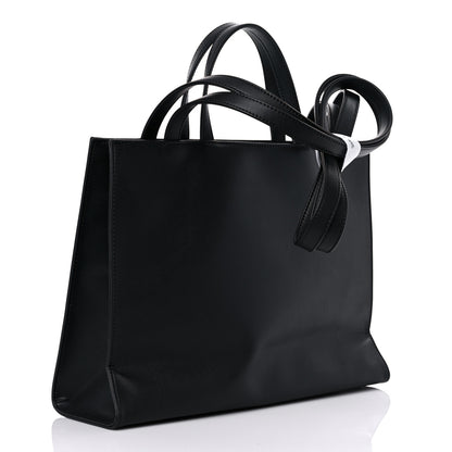Telfar Vegan Leather Medium Shopping Bag Black 3 of 8