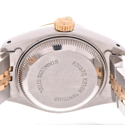 Rolex Stainless Steel 18K Yellow Gold 26mm Oyster Perpetual Datejust Watch Silver 69173 5 of 8