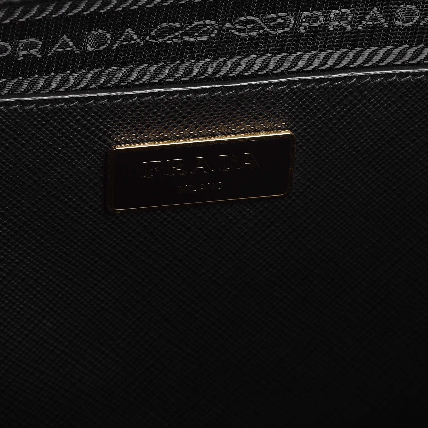 Prada Saffiano Large Galleria Double Zip Tote Black 7 of 9