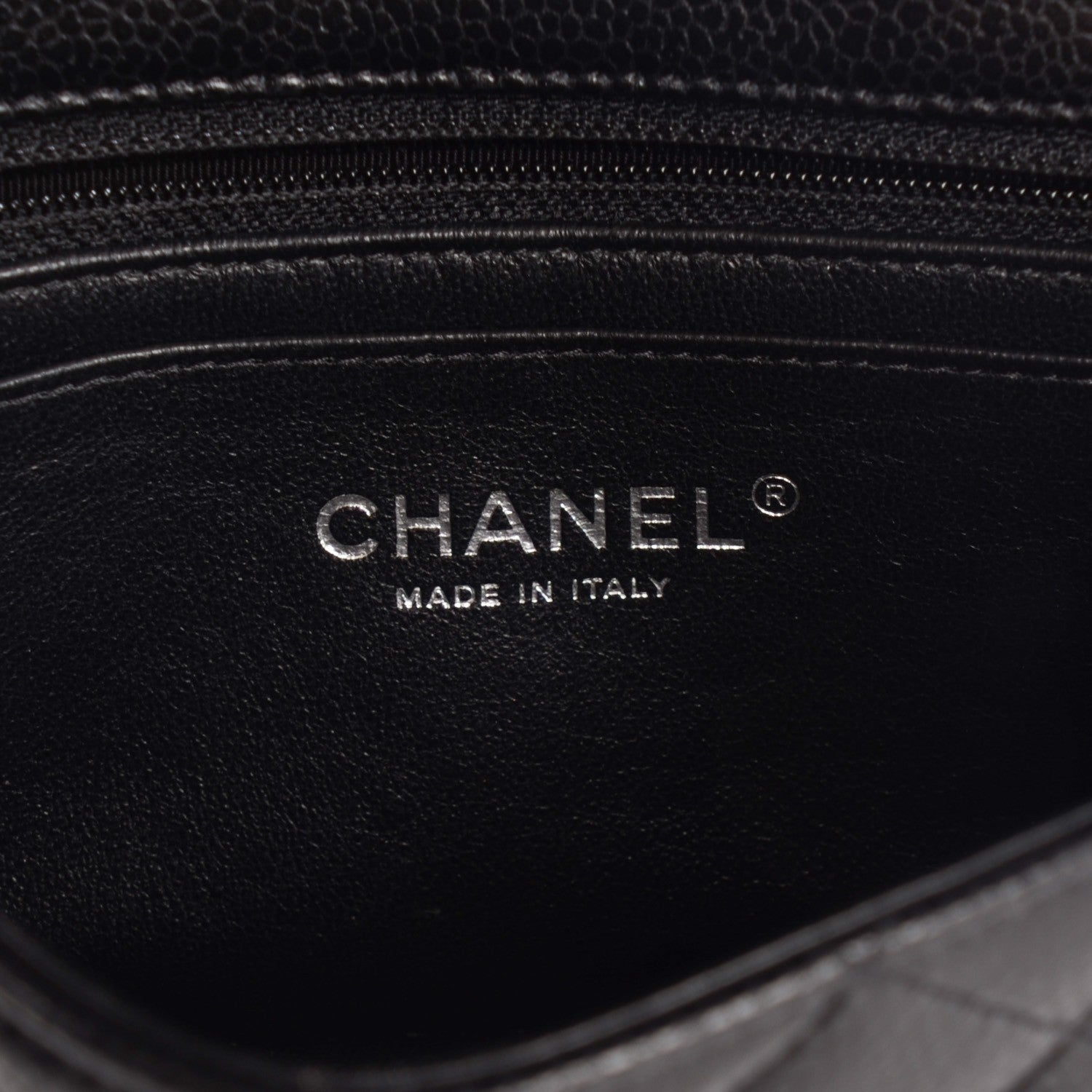 Chanel Caviar Quilted Mini Rectangular Flap Black 7 of 9