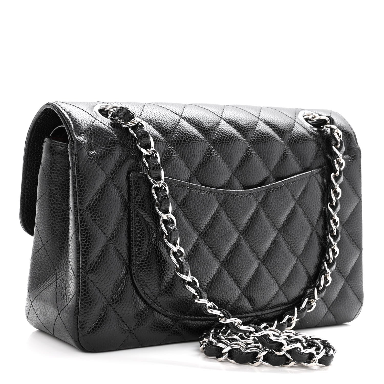 Chanel Caviar Quilted Small Double Flap Black 3 of 11