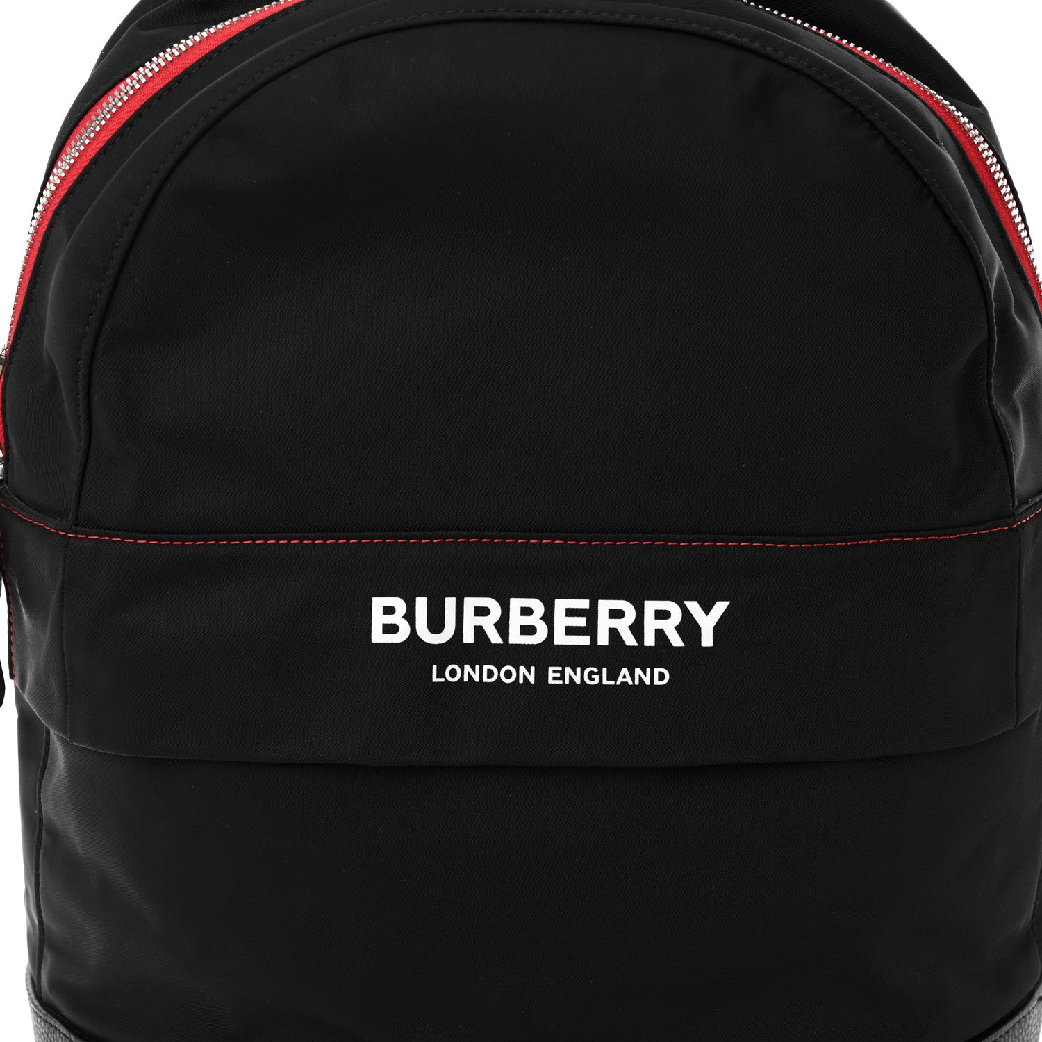Burberry Nylon Medium Logo Backpack Black 8 of 13