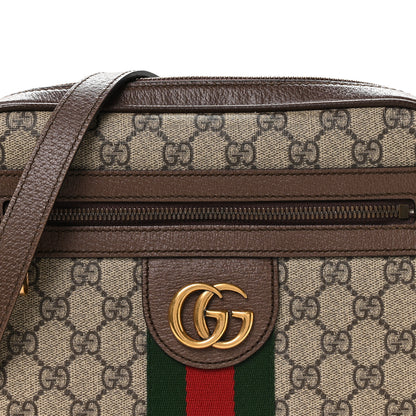 Gucci GG Supreme Monogram Web Small Ophidia Messenger Bag Brown 8 of 11