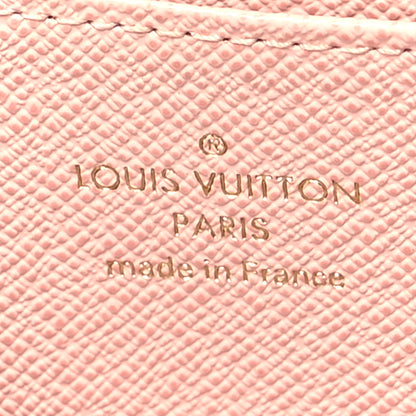 Louis Vuitton Damier Ebene Zippy Coin Purse Rose Ballerine 6 of 10