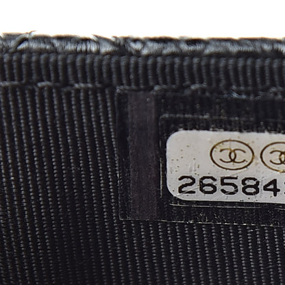 Chanel Caviar Quilted Flap Card Holder Wallet Black 8 of 9
