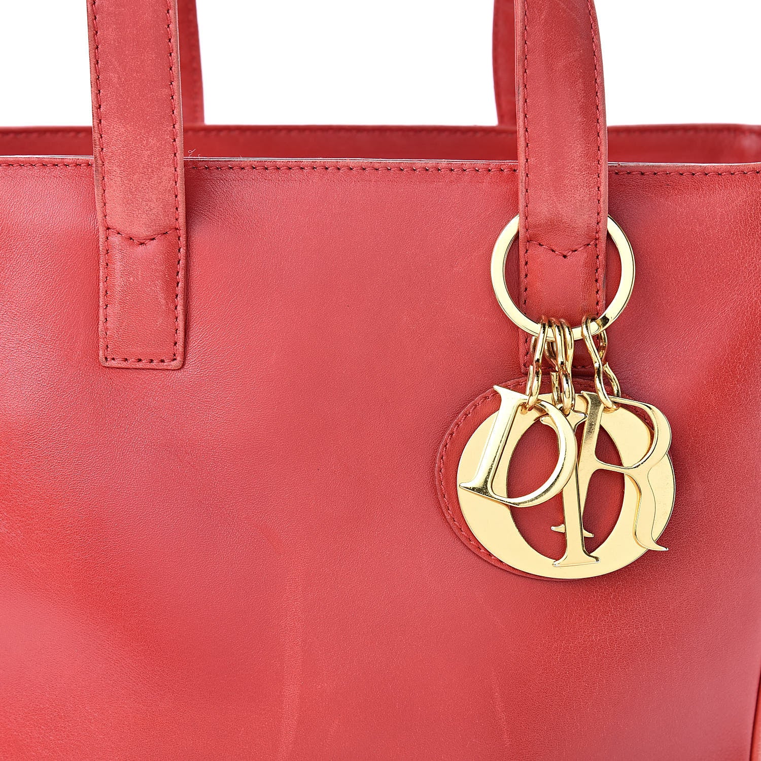 Christian Dior Calfskin Tote Red 8 of 22