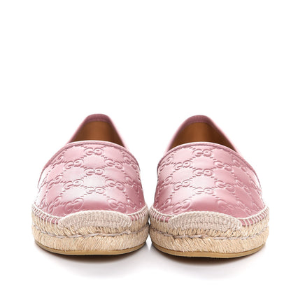 Gucci Guccissima Signature Espadrilles 39.5 Rose Baby Candy 2 of 8
