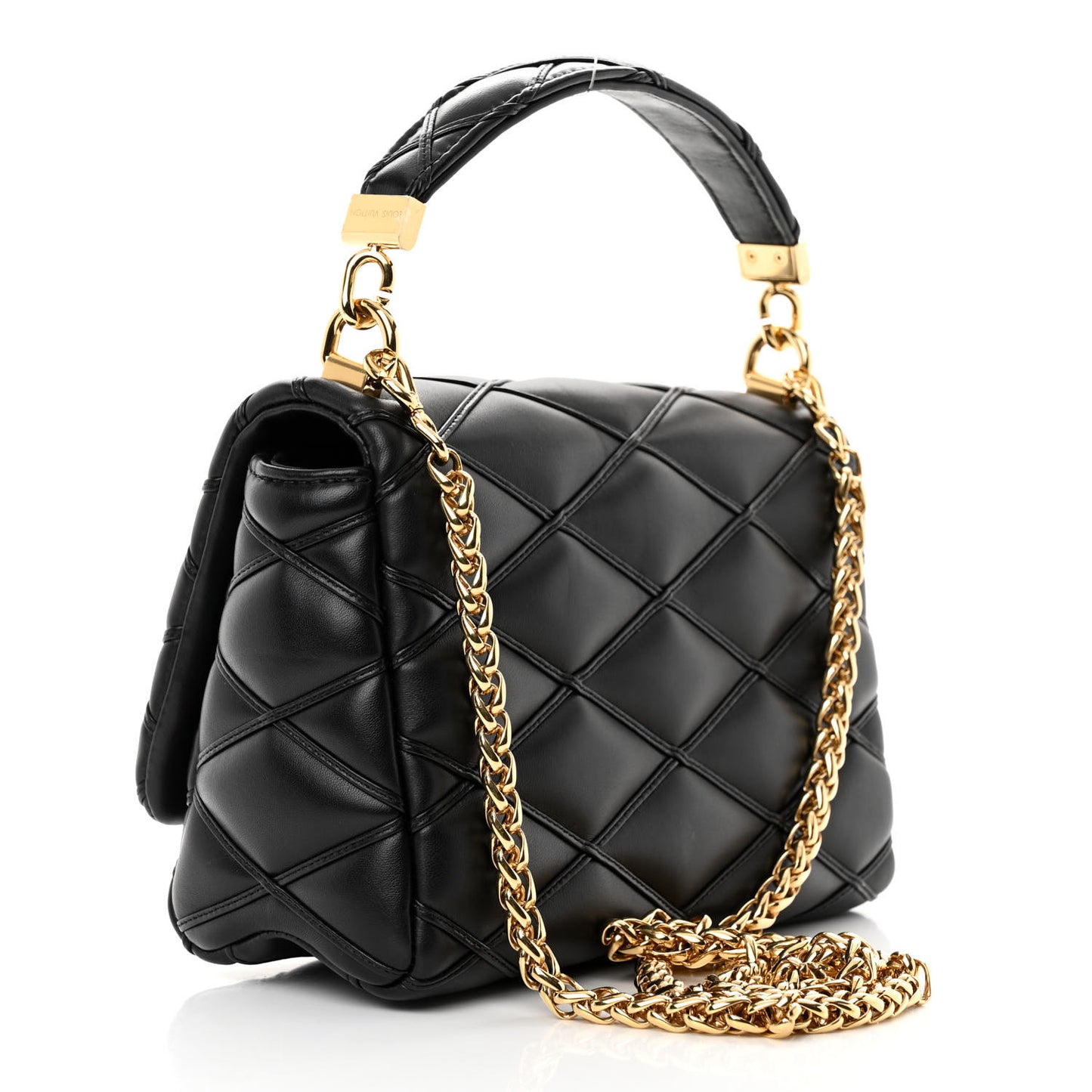 Lambskin Malletage Top Handle GO-14 MM Black