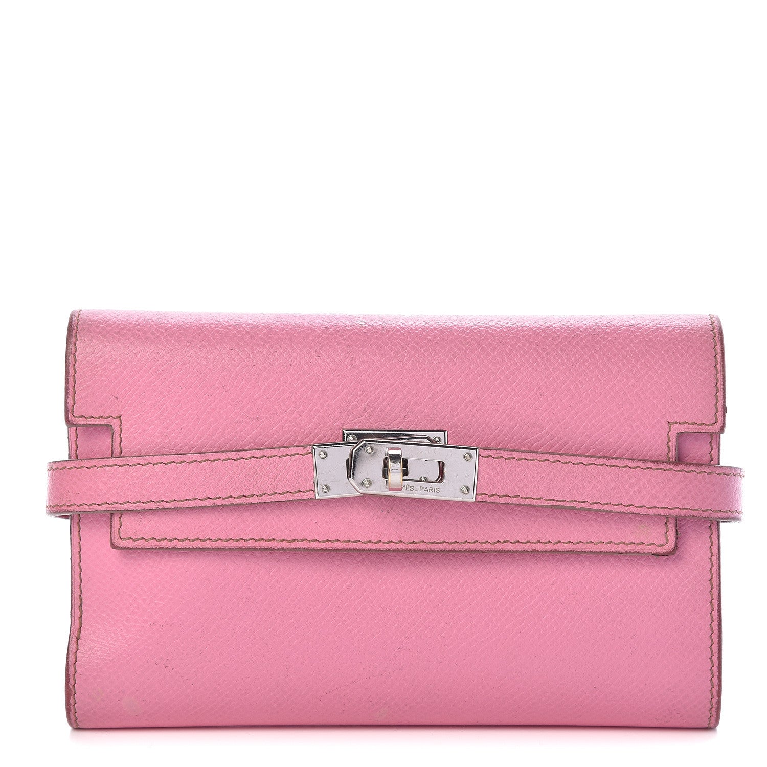 Hermes Epsom Kelly Medium Wallet 5P Pink 1 of 23