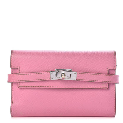 Hermes Epsom Kelly Medium Wallet 5P Pink 1 of 23