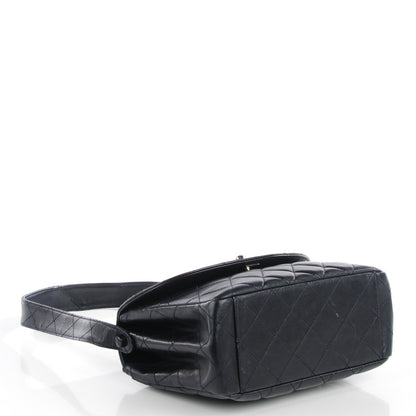 Chanel Lambskin Quilted Flap Shoulder Bag Black 4 of 9