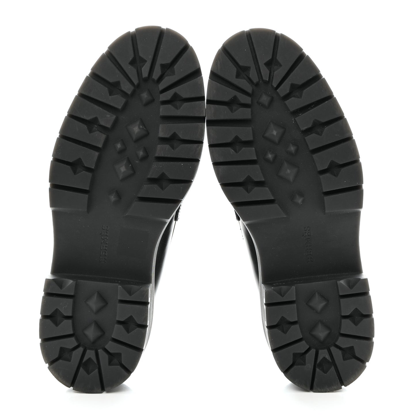 Glazed Calfskin Womens Hitch Loafers 35 Black