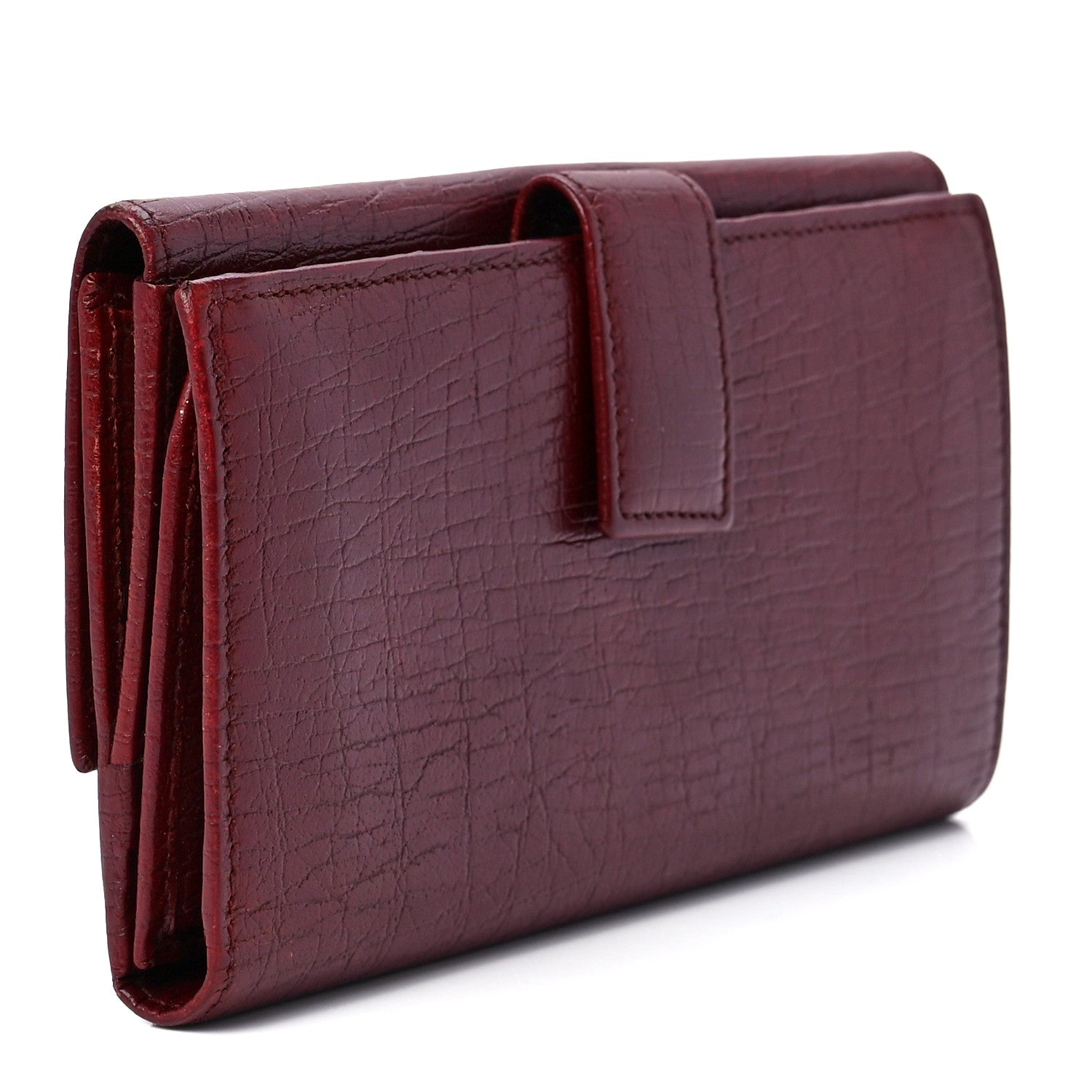 Gucci Calfskin Studded Soho Continental Wallet Red 3 of 13