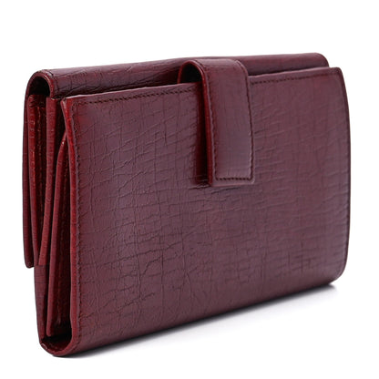 Gucci Calfskin Studded Soho Continental Wallet Red 3 of 13