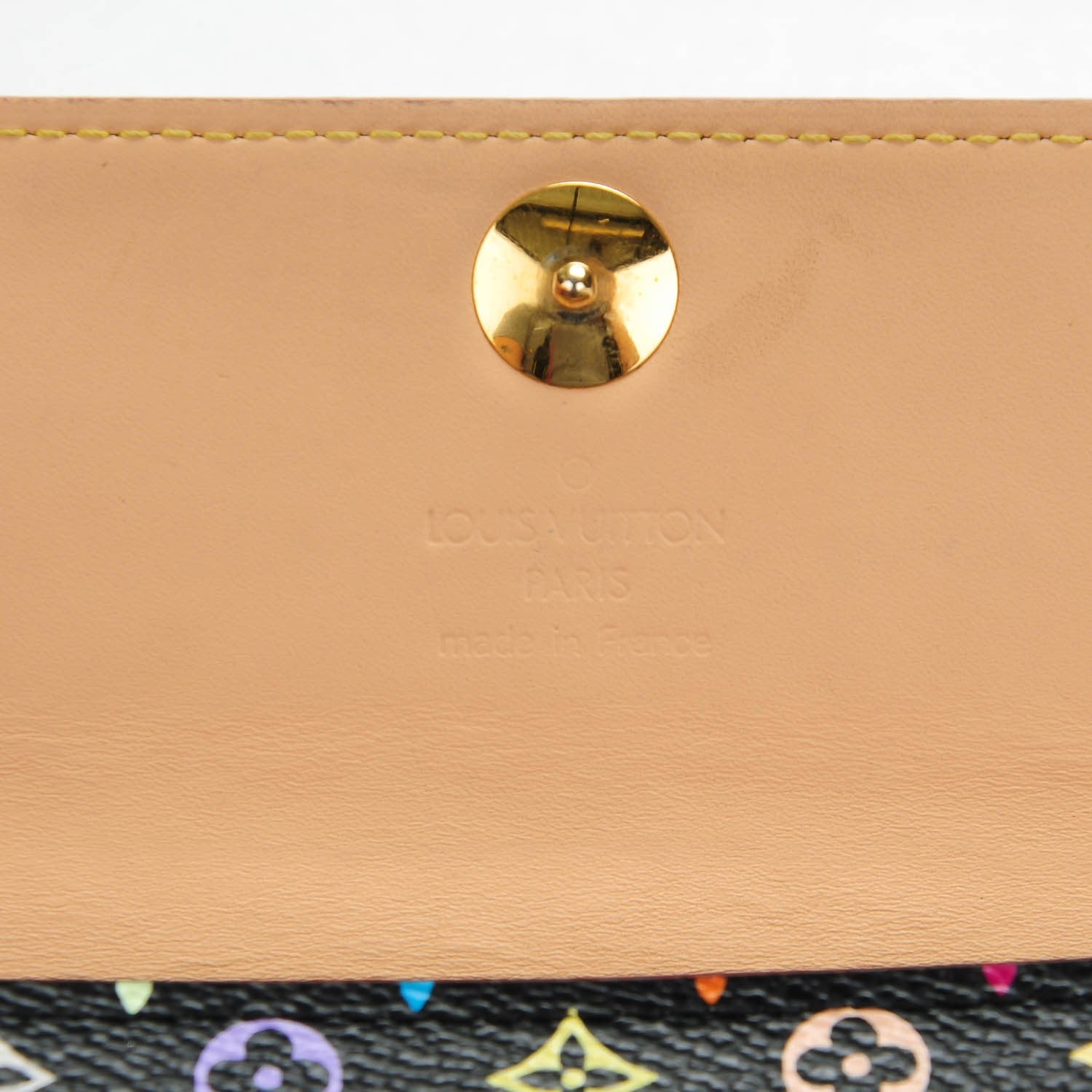 Louis Vuitton Monogram Multicolor Sarah Wallet Black 6 of 8