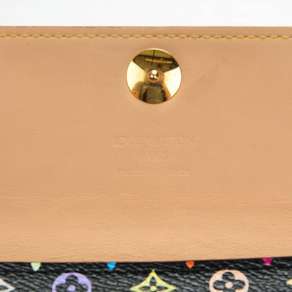 Louis Vuitton Monogram Multicolor Sarah Wallet Black 6 of 8