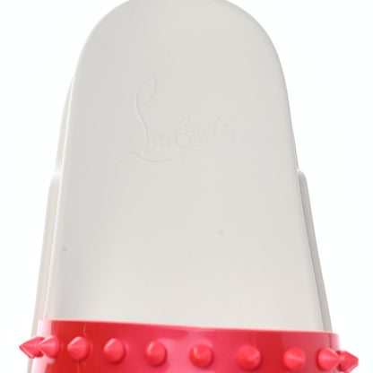 Christian Louboutin Calfskin Donna Studded Pool Fun Platform Flat Slide Sandals 41.5 Floride 8 of 10