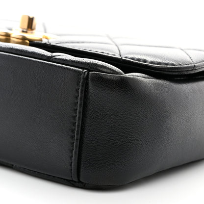Chanel Lambskin Quilted Small CC Coin Flap Bag Black 10 of 10