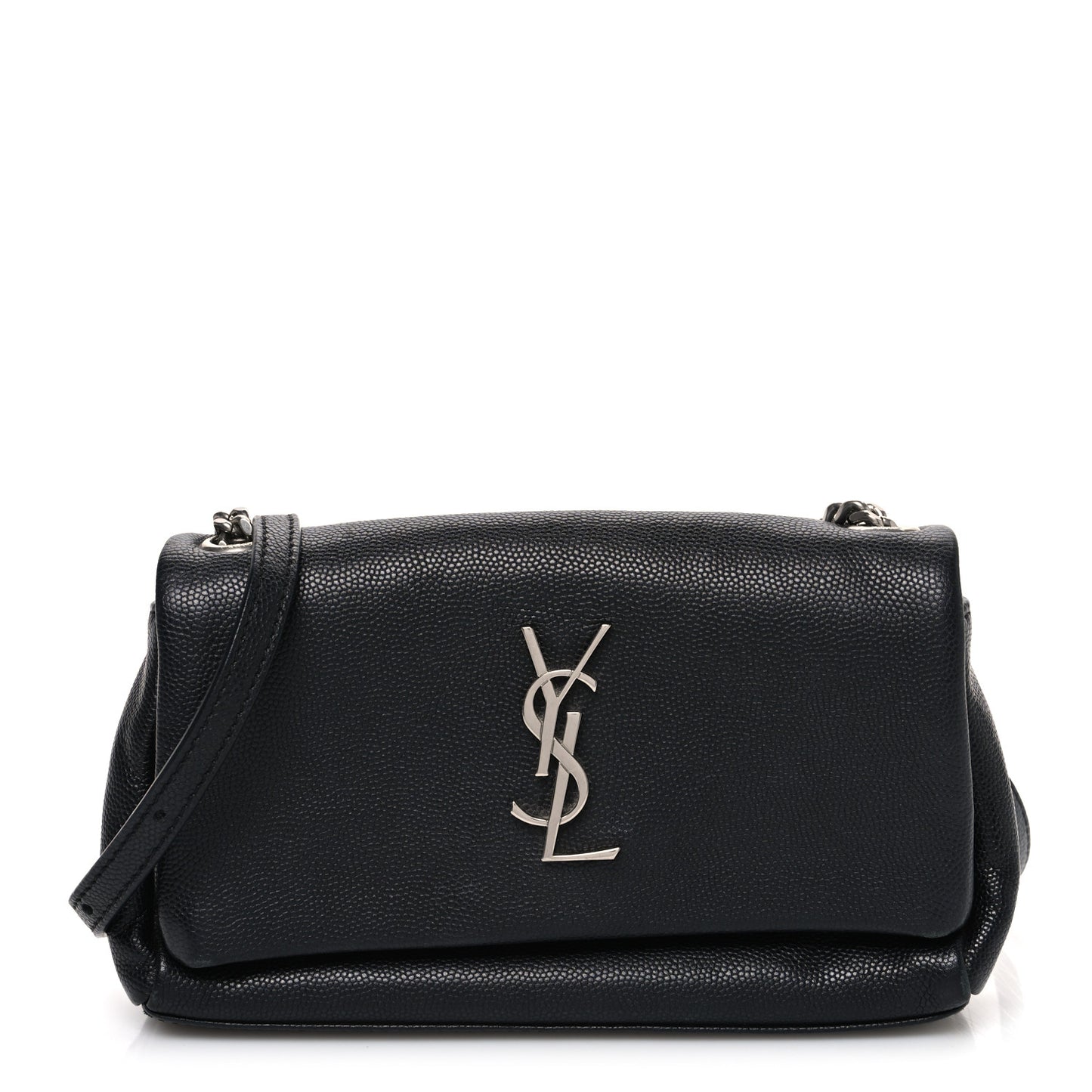 Grain De Poudre Monogram Toy West Hollywood Fold-Over Bag Black