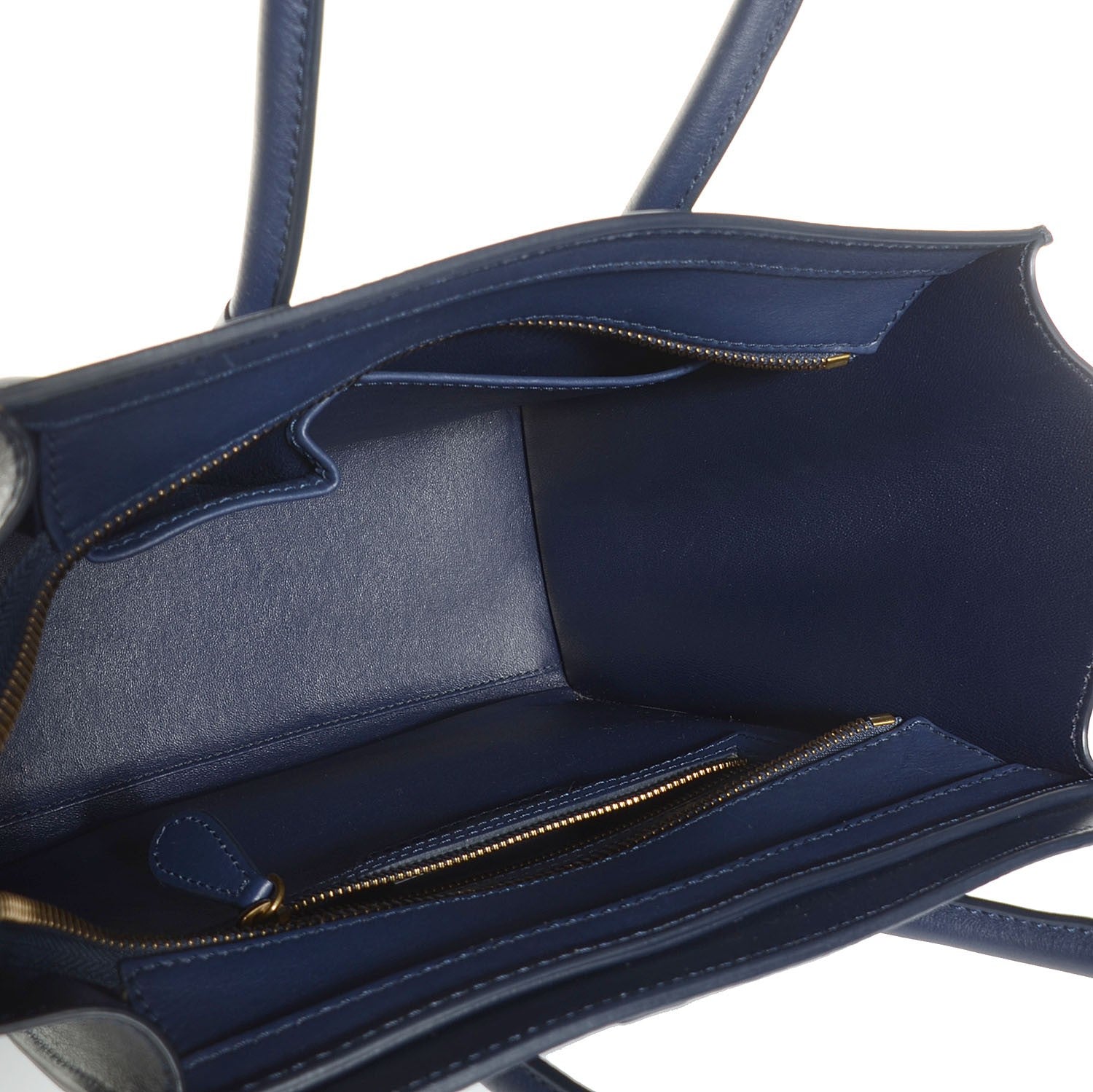 Celine Smooth Calfskin Micro Luggage Navy Blue 5 of 8