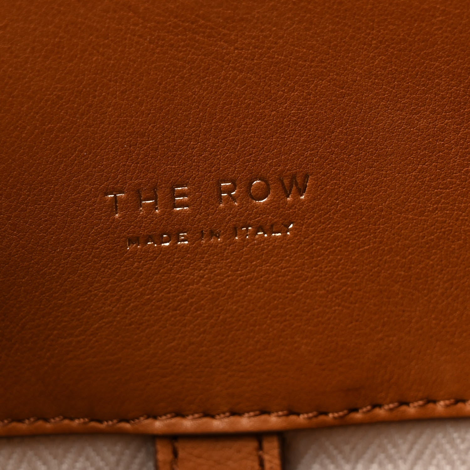 The Row Polished Saddle Calfskin Soft Margaux 12 Cuir 6 of 10