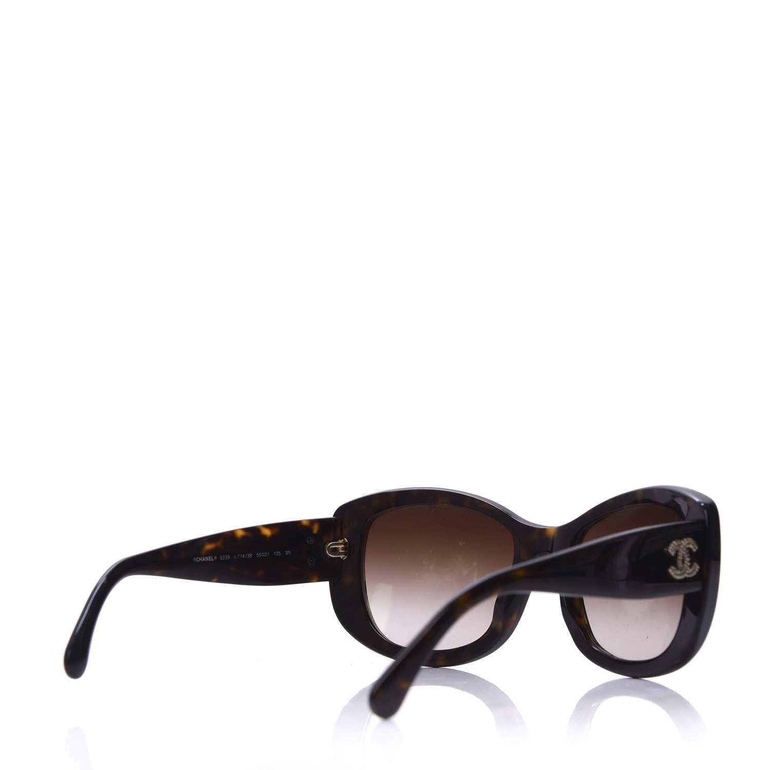 Chanel CC Sunglasses 5239 Tortoise 4 of 8