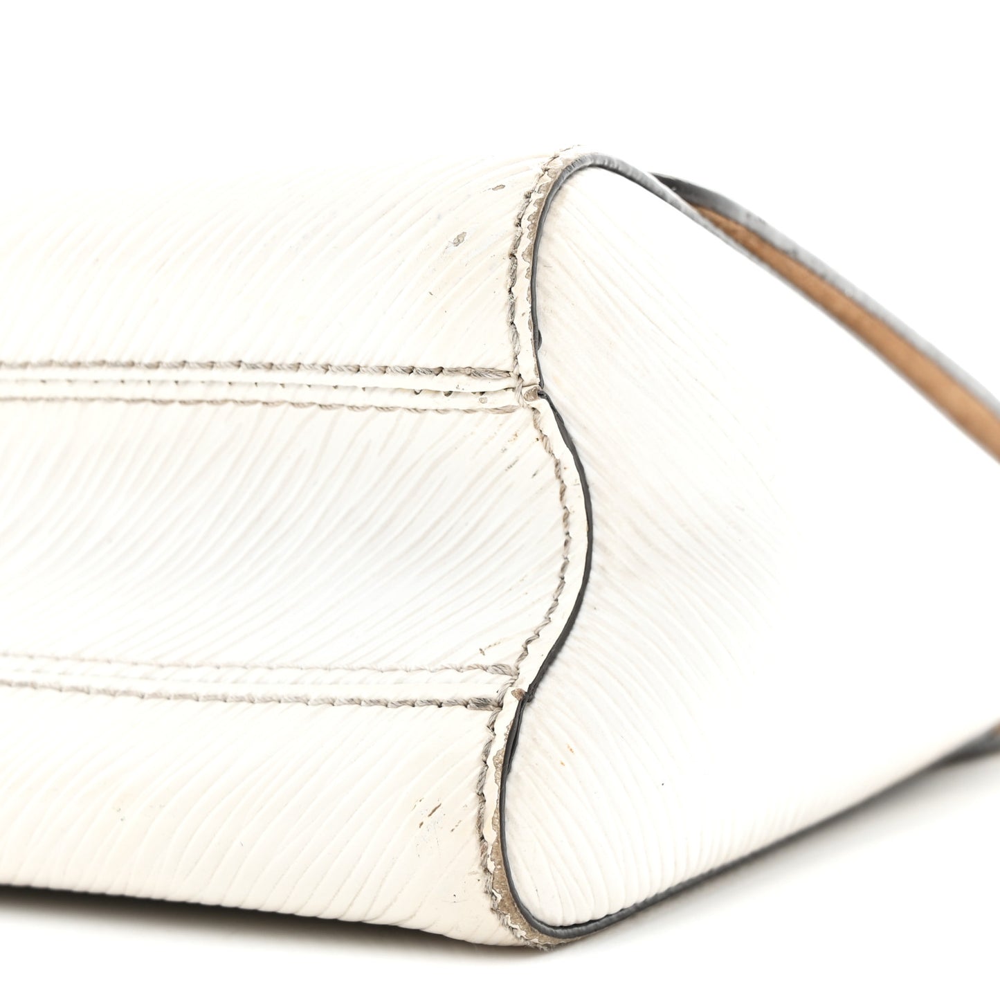 Epi Twist Shoulder Bag MM White