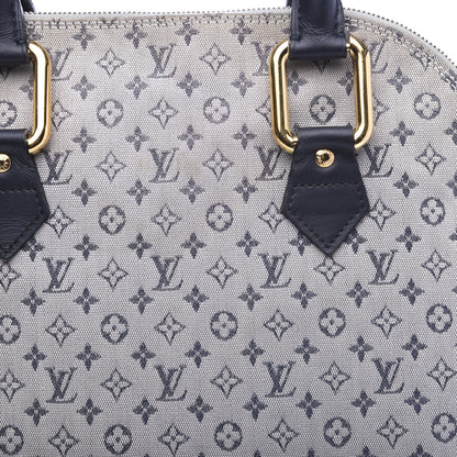 Louis Vuitton Mini Monogram Alma Haut Tote Blue 9 of 12