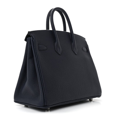 Hermes Togo Birkin 25 Bleu Nuit 3 of 11