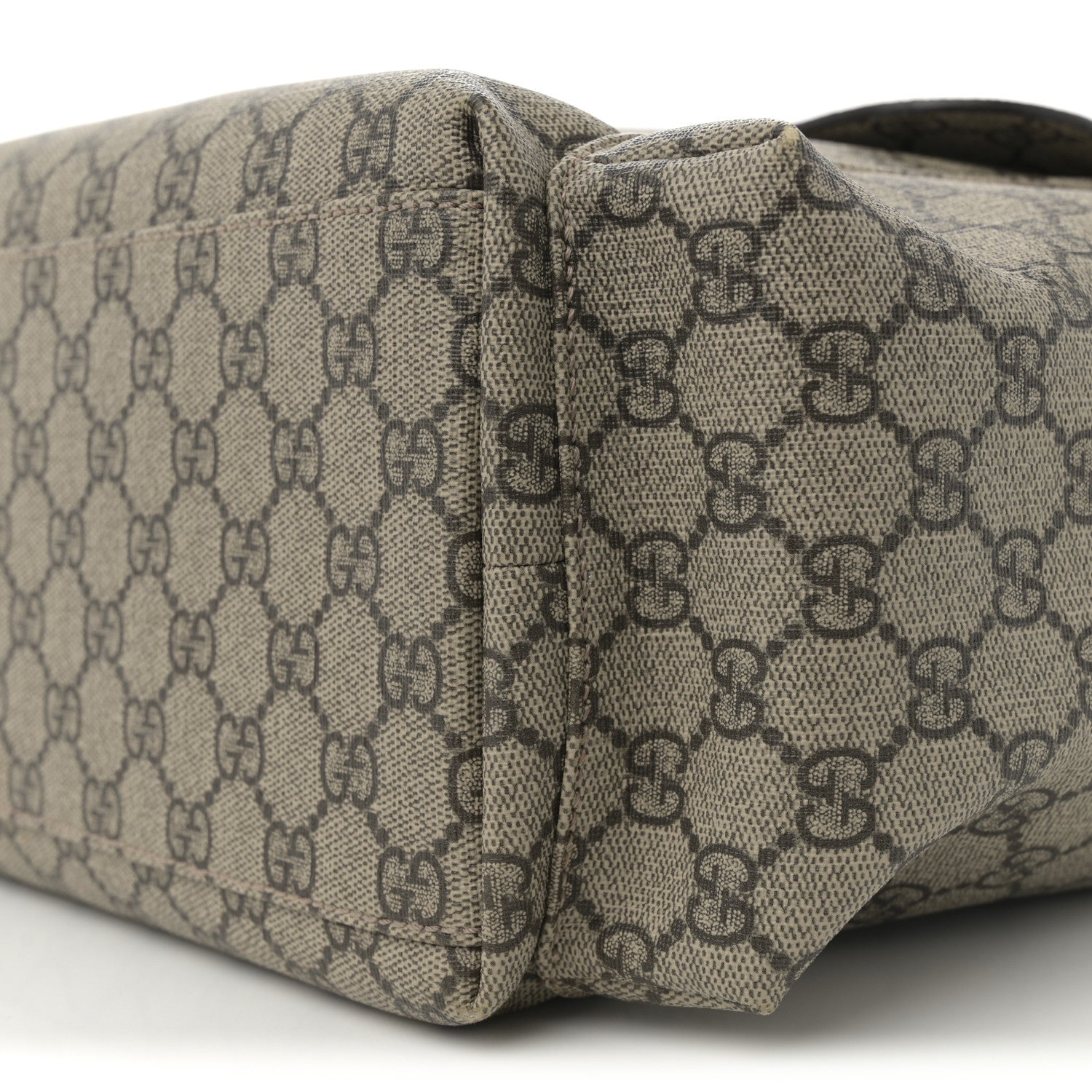 Gucci GG Plus Monogram Messenger Diaper Bag Dark Brown 10 of 11