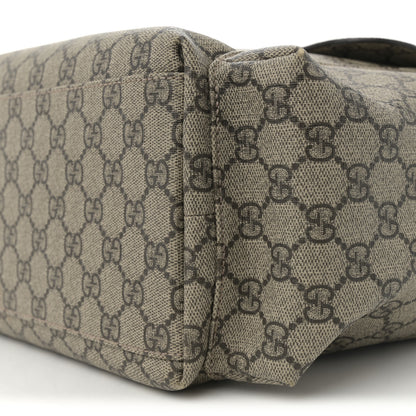 Gucci GG Plus Monogram Messenger Diaper Bag Dark Brown 10 of 11