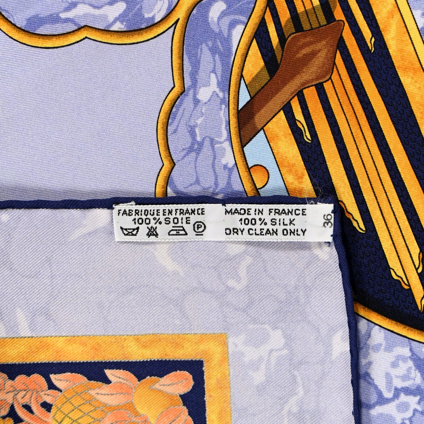 Silk Carpe Diem Scarf 90