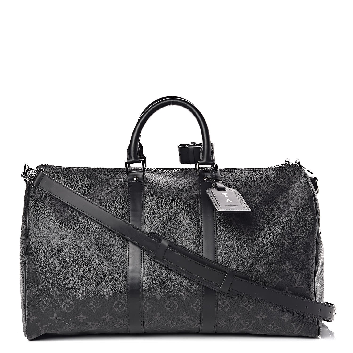 Louis Vuitton Monogram Eclipse Keepall Bandouliere 45 1 of 10
