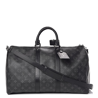 Louis Vuitton Monogram Eclipse Keepall Bandouliere 45 1 of 10
