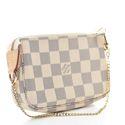 Louis Vuitton Damier Azur Mini Pochette Accessories 3 of 8