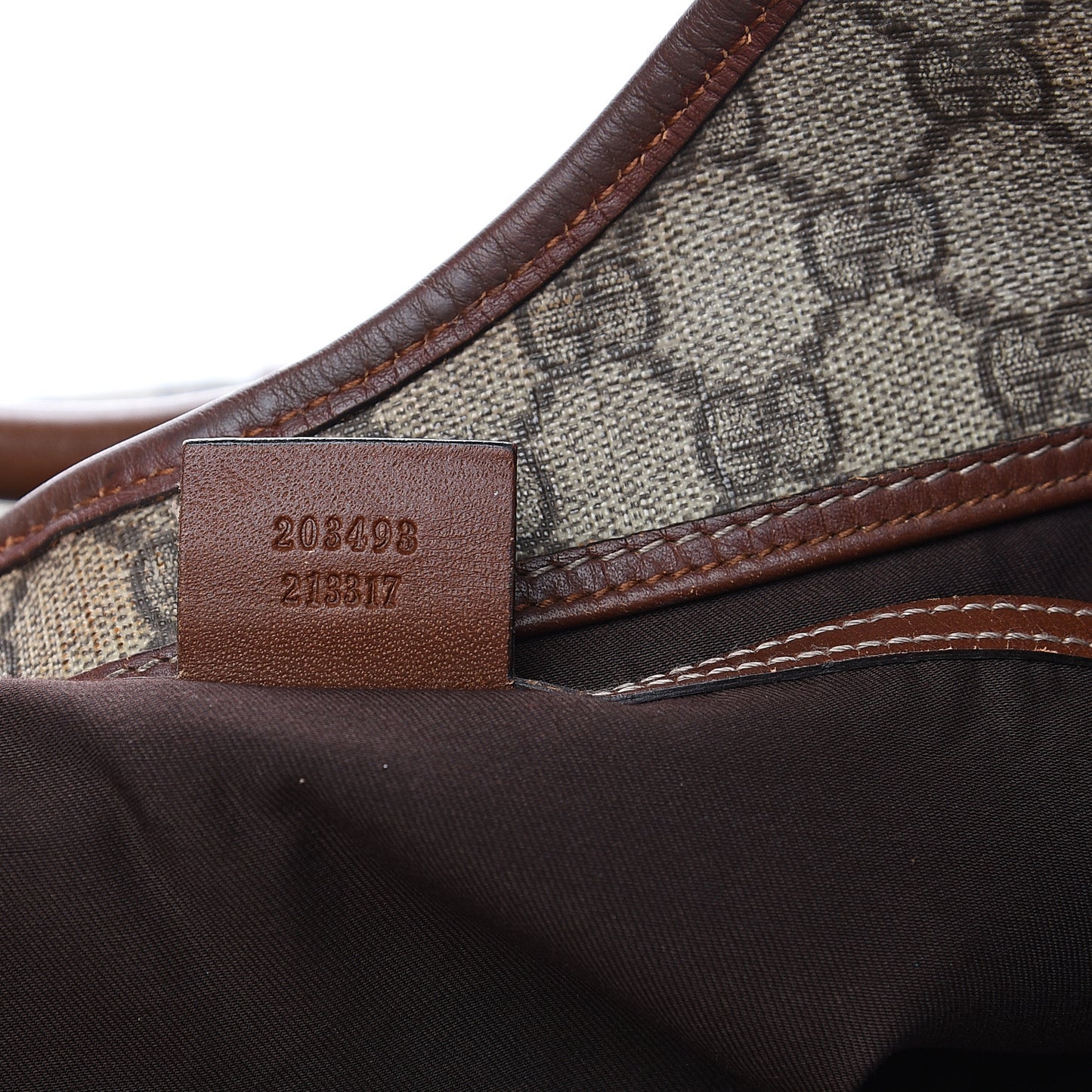 GG Plus Monogram Large Joy Shoulder Bag Brown