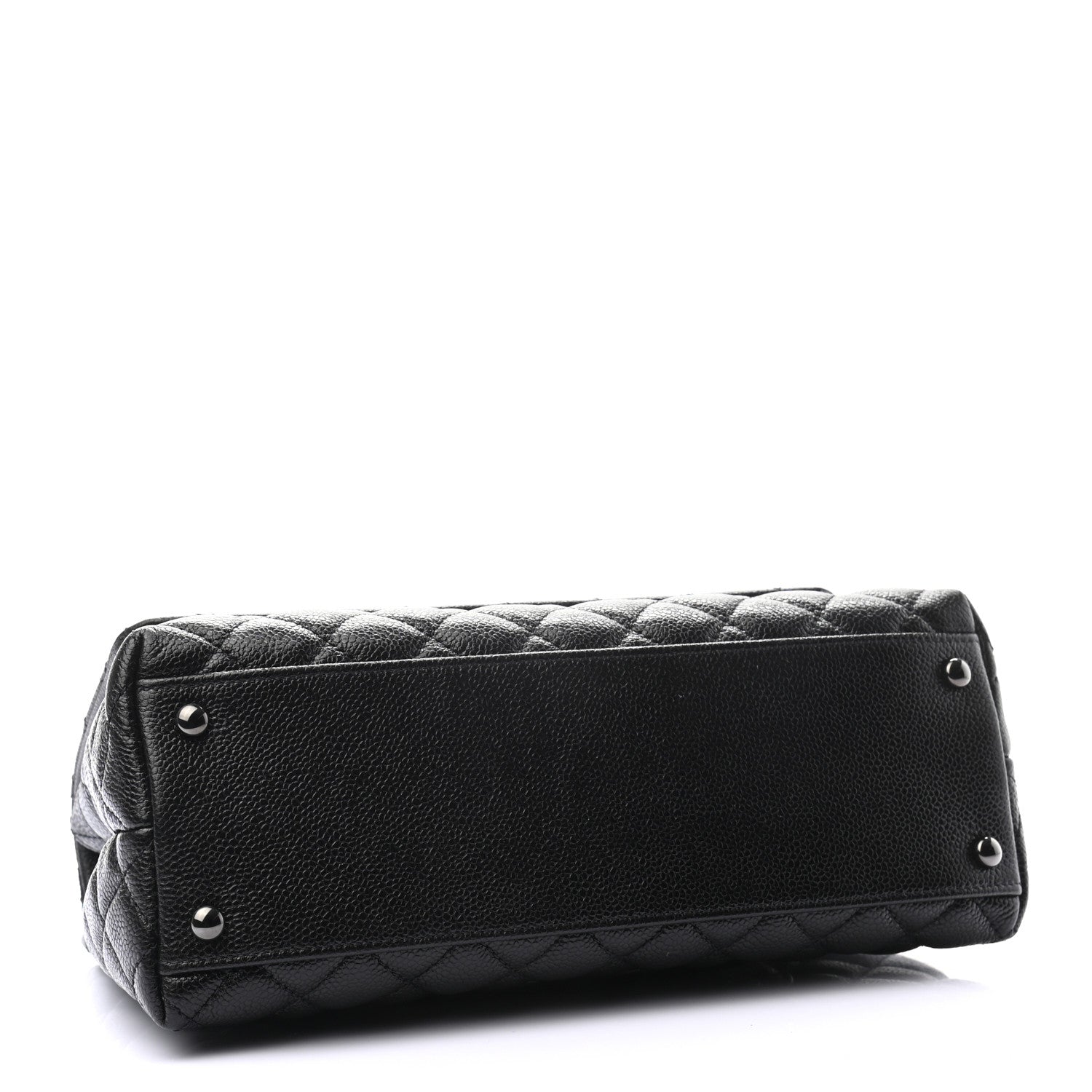 Chanel Caviar Quilted Small Coco Handle Flap So Black 4 of 9