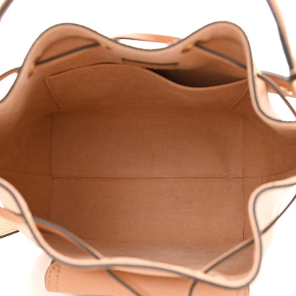 Louis Vuitton Calfskin Lockme Bucket MM Arizona Beige 5 of 7