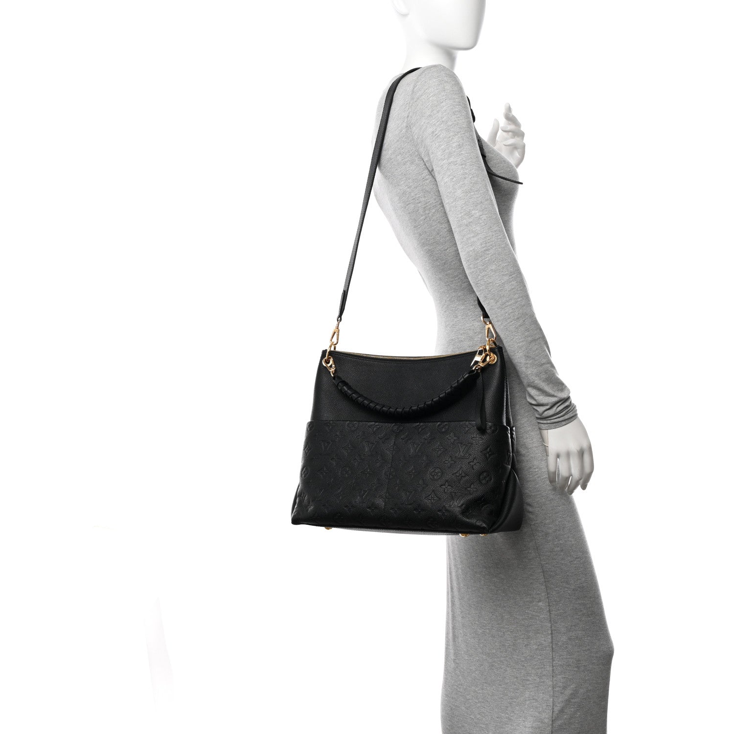 Louis Vuitton Empreinte Maida Hobo Black 2 of 9