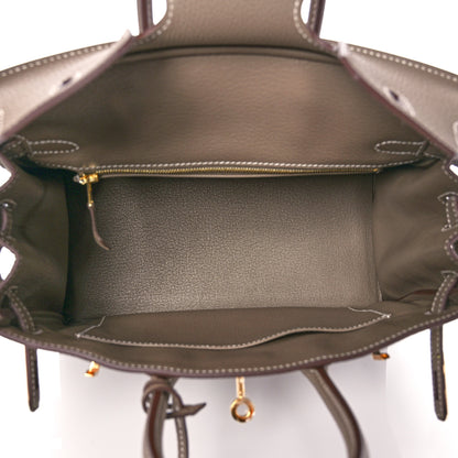 Hermes Togo Birkin 25 Etoupe 5 of 12